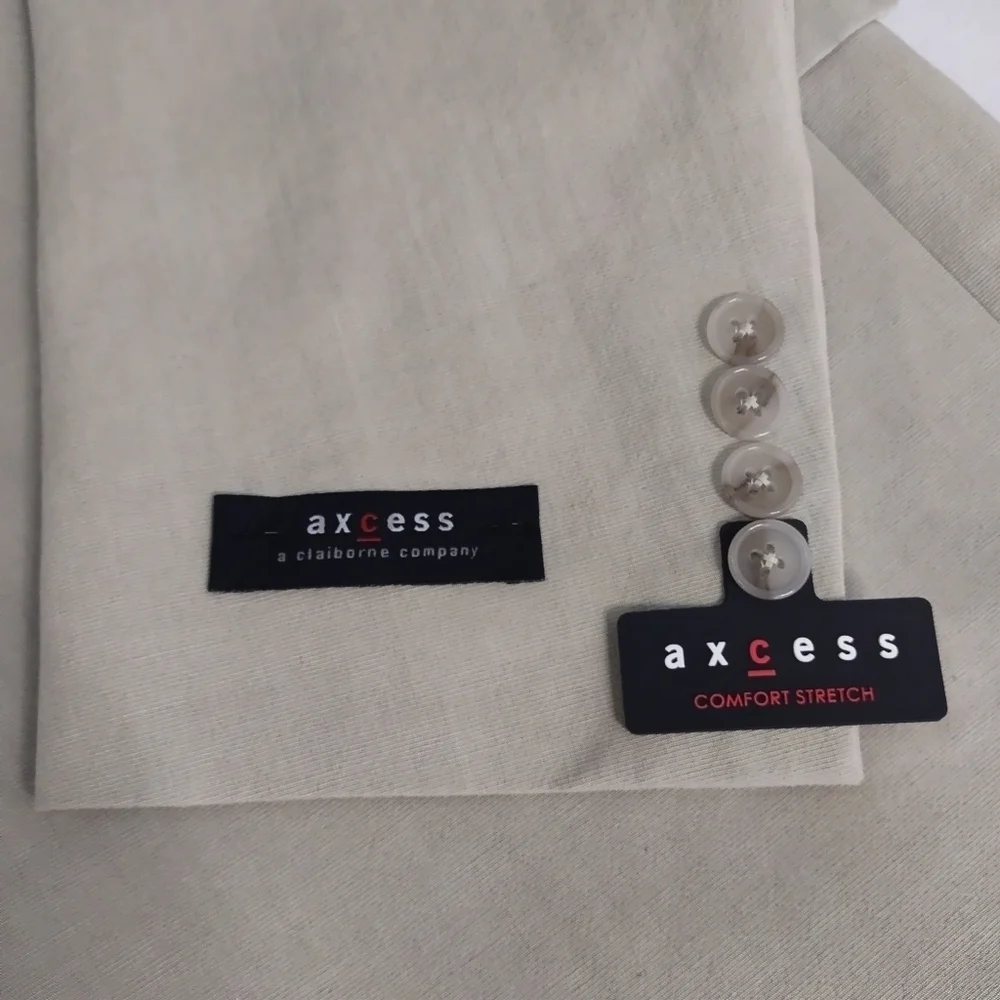 Axcess Men's Sport Coat Size 42 Long Tan Beige Blazer Jacket Size 42L NWT